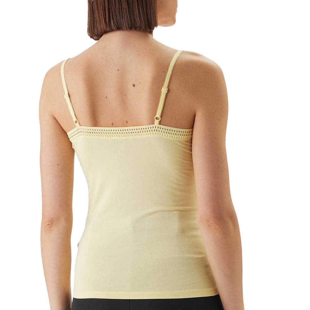 Débardeur Jaune Clair Femme Morgan Barba 2