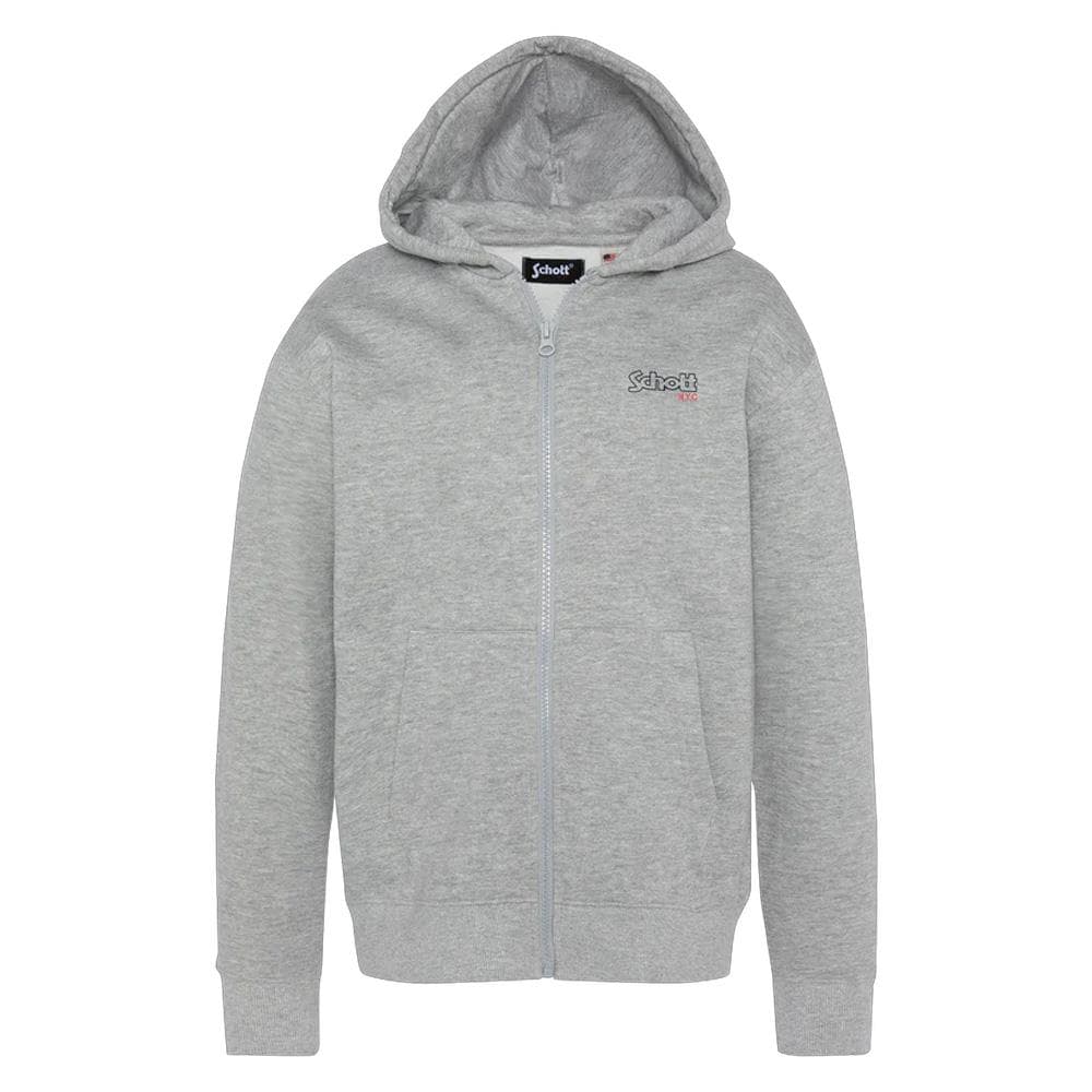 Sweat Zippé Gris Garçon Schott Cap 1