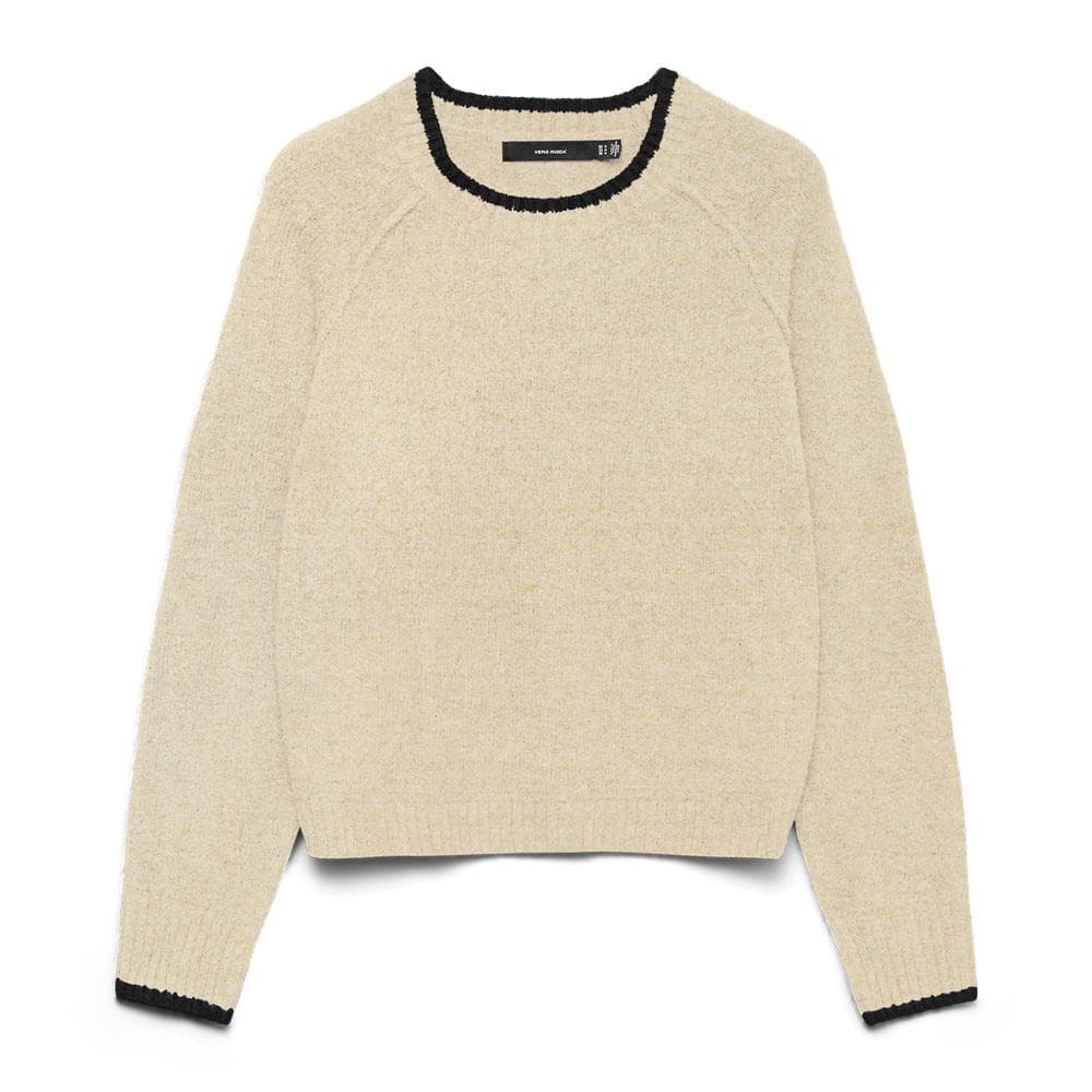 Pull Écru Femme Vero Moda Maquarius Raglan 3
