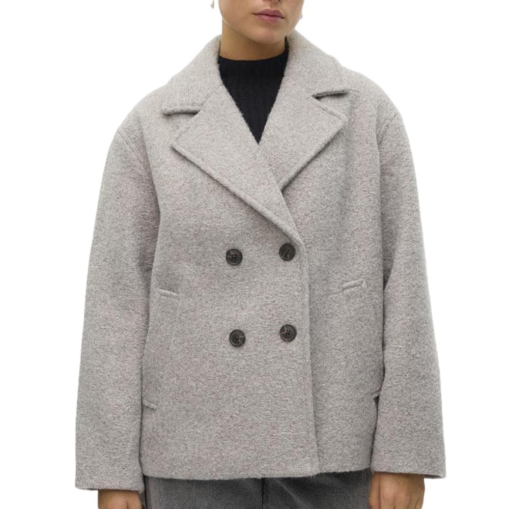 Manteau Gris Clair Femme Vero Moda Elite bella 1