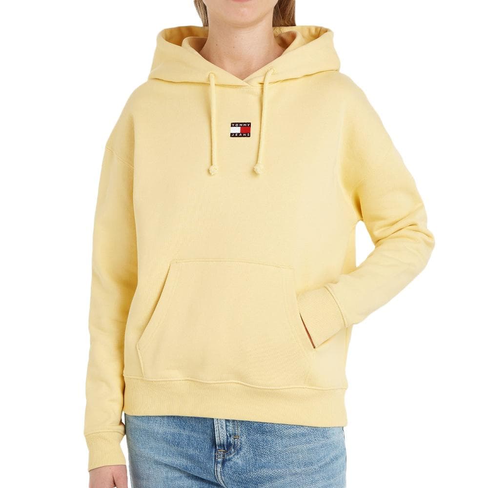Sweat à capuche Jaune Femme Tommy Hilfiger Badge 1