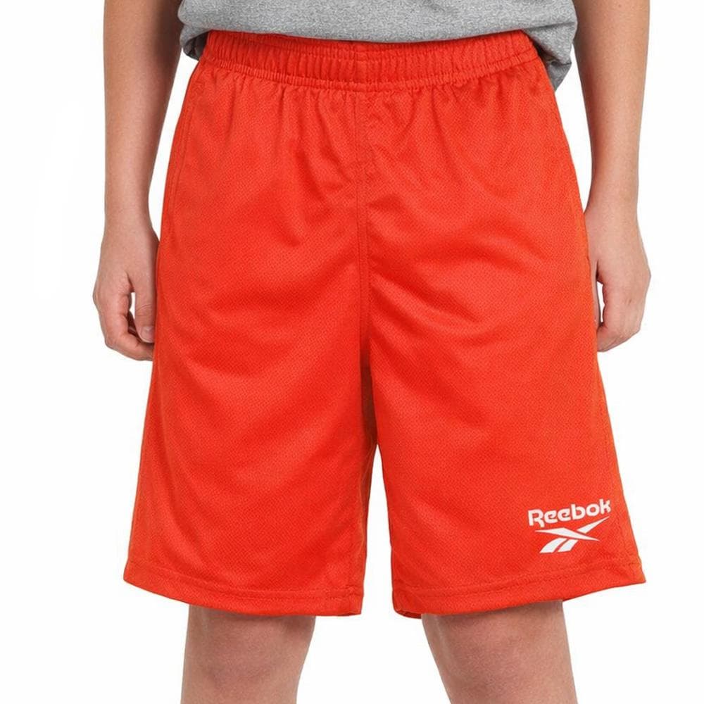 Short de Basketball Rouge Enfant Reebok 1