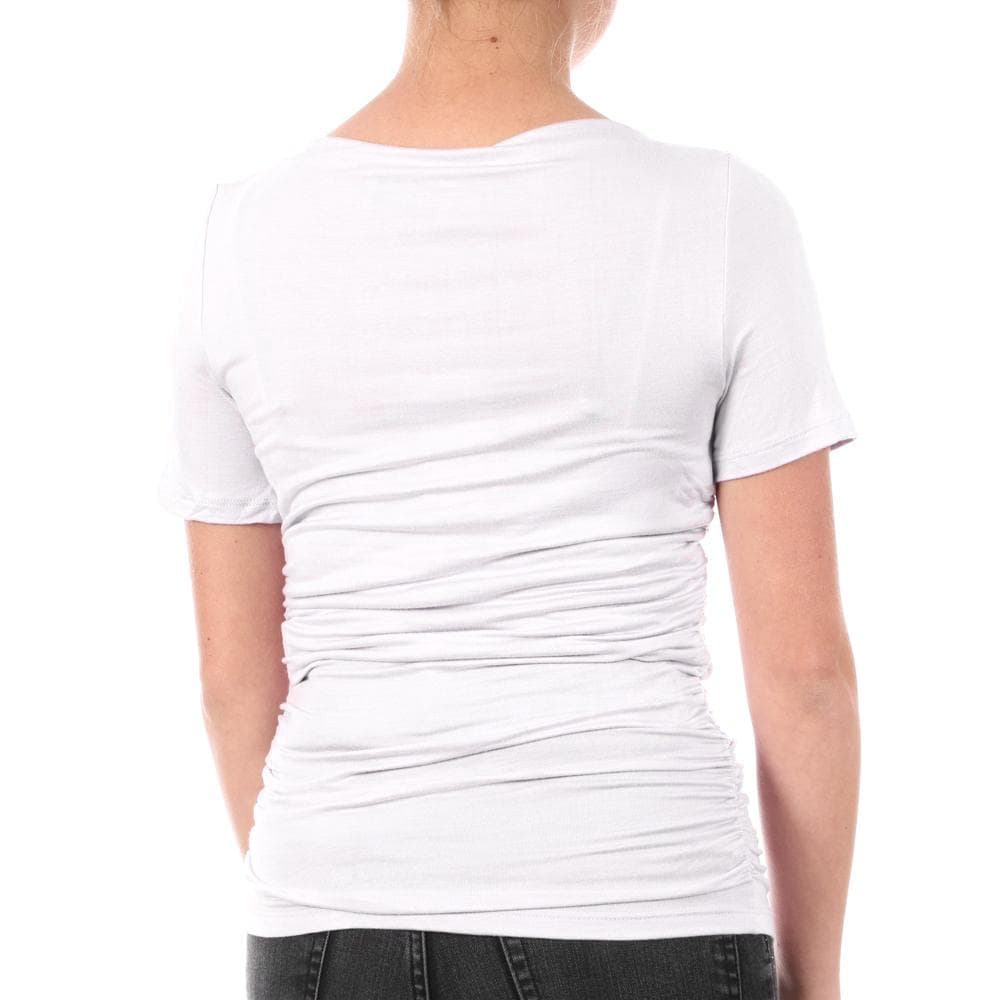 T-Shirt Blanc Femme Vero Moda Saanv 2