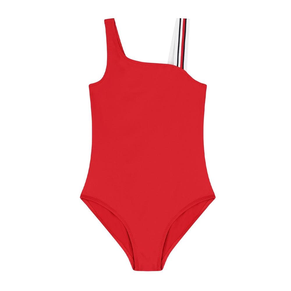 Maillot de Bain Rouge Fille Tommy Hilfiger One Shoulder 1