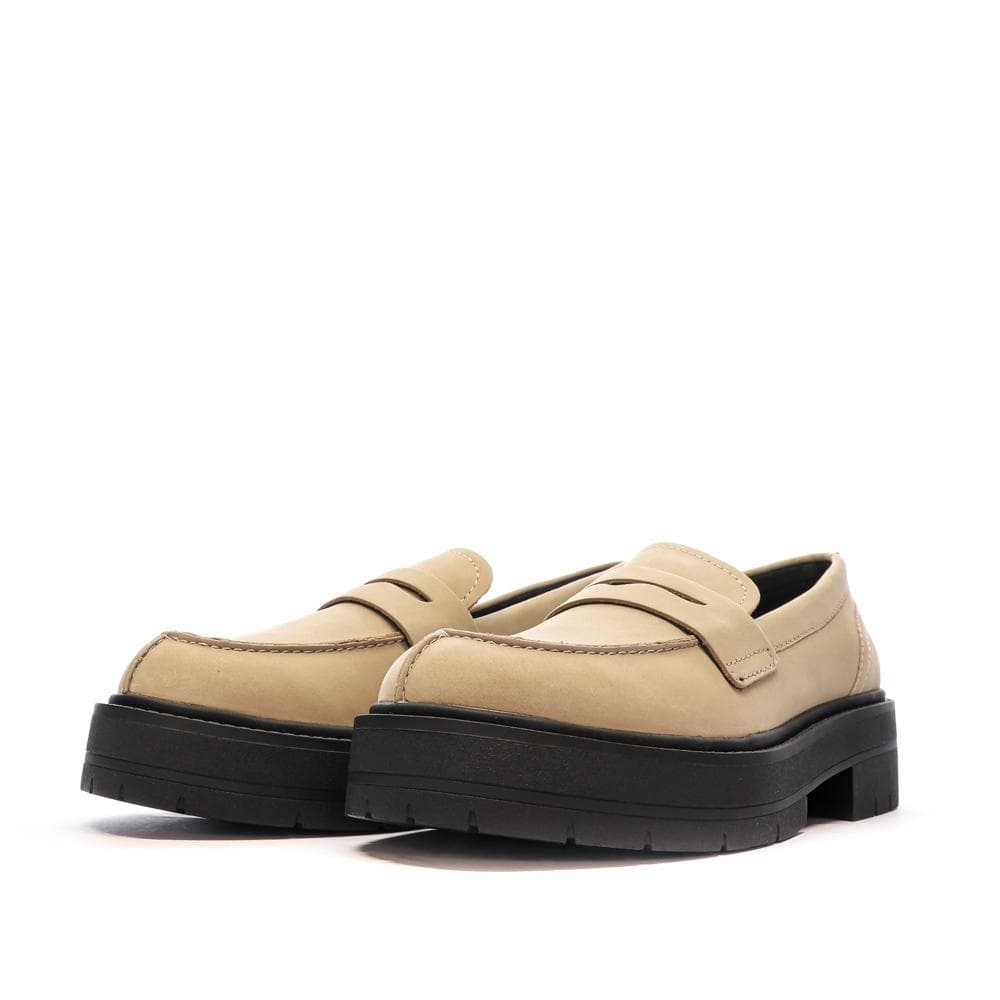 Mocassins Beige/Noir Femme Geox Spherica 6