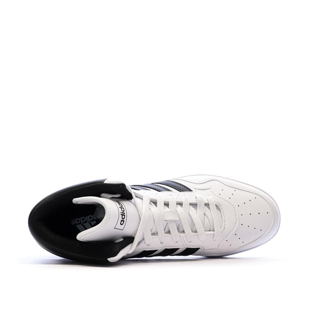Baskets Blanches/Noires Homme Adidas Hoops 4