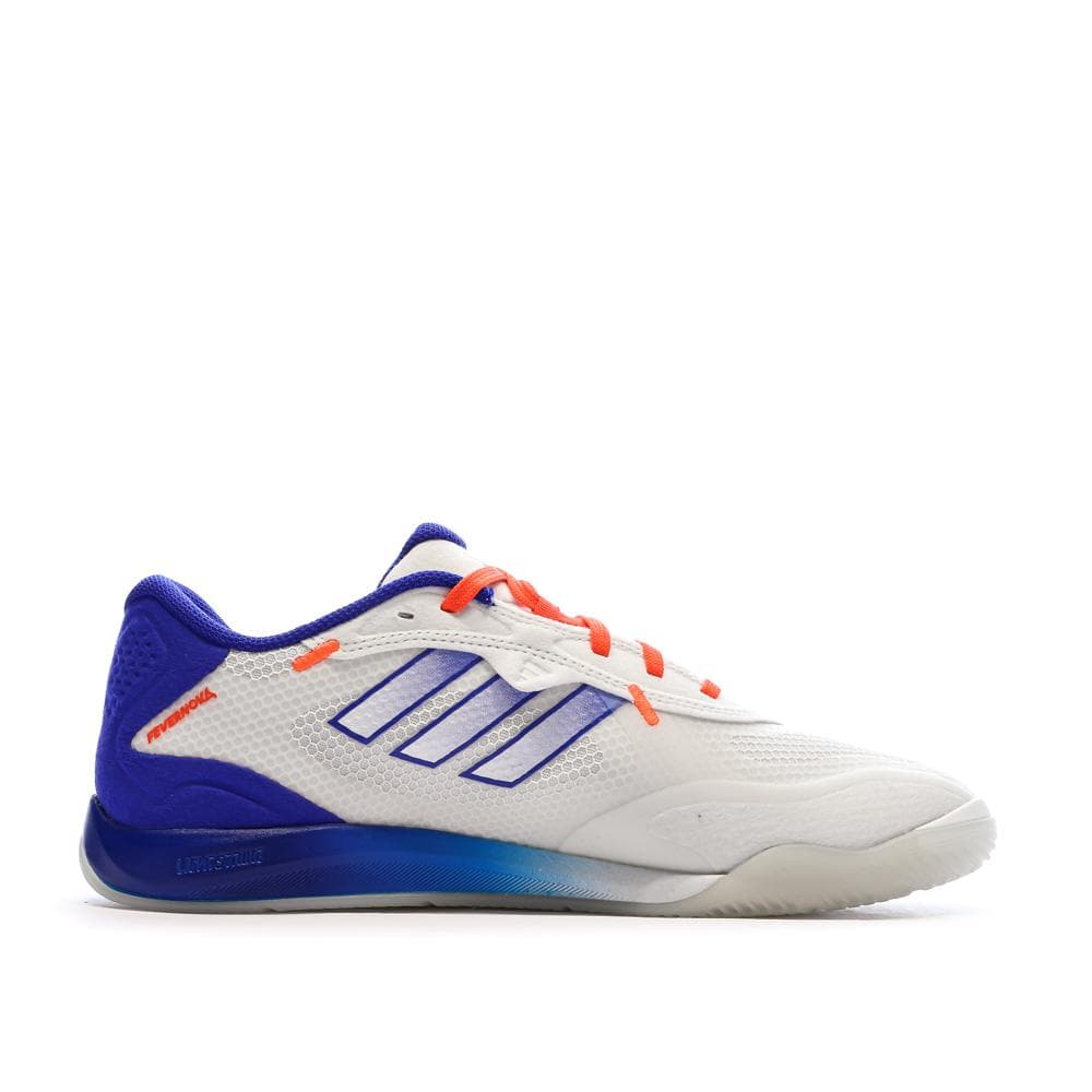 Chaussures de Futsal Blanc/Bleu/Rouge Homme Adidas Fevernova 2