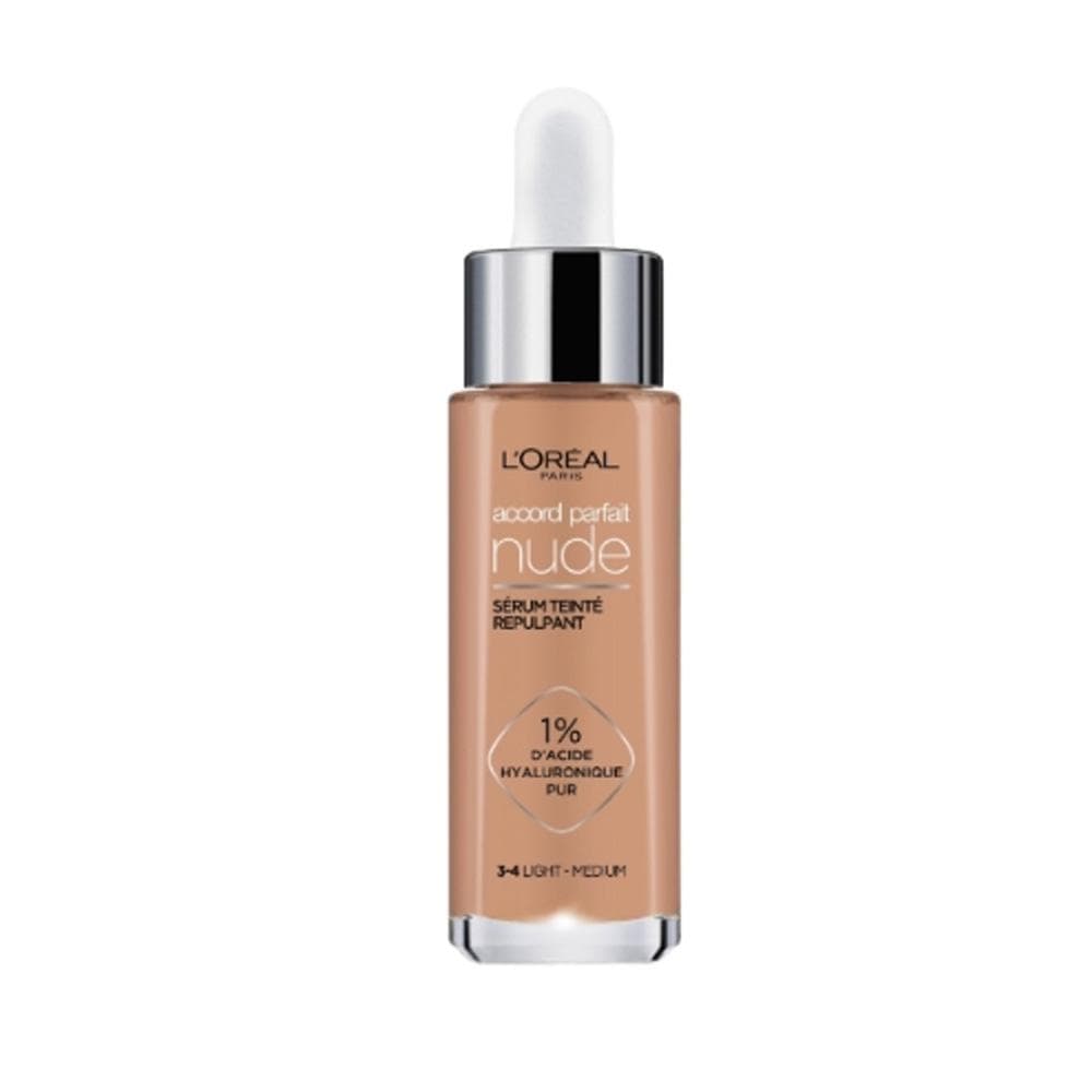 Sérum Teinté Repulpant L'Oréal Paris Accord Parfait Nude 3-4 Light 1