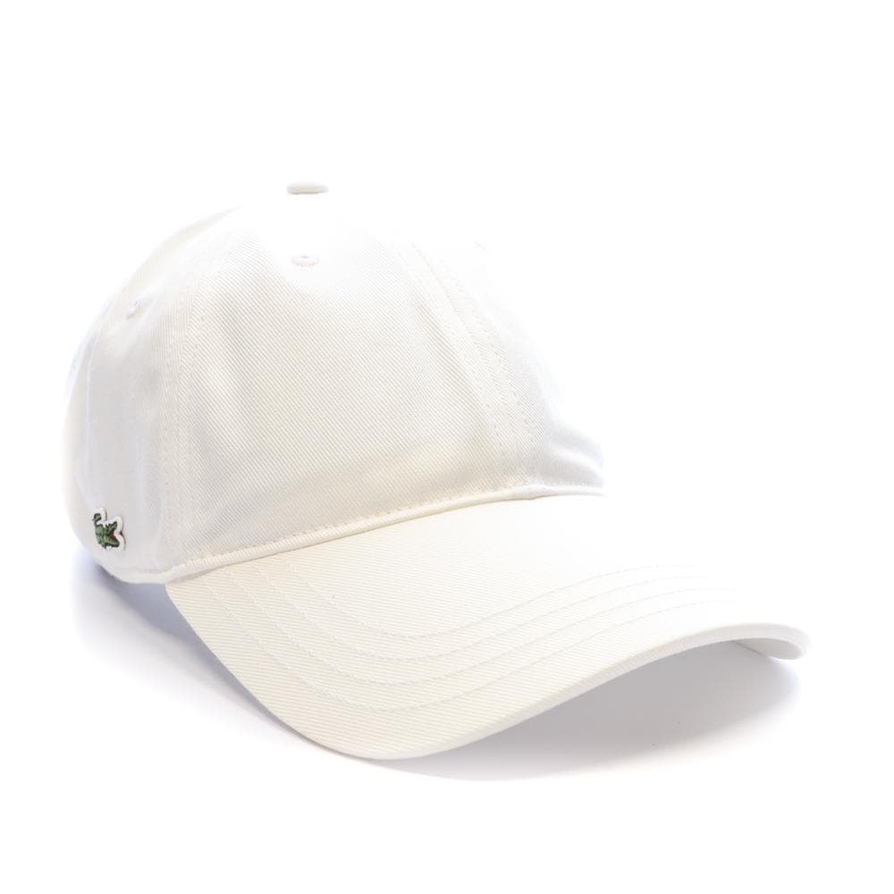 Casquette Blanche Mixte Lacoste Monochrome Cotton Twill 2