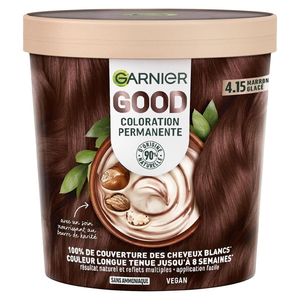 Coloration Enut Brwn Femme Garnier 4.15 1