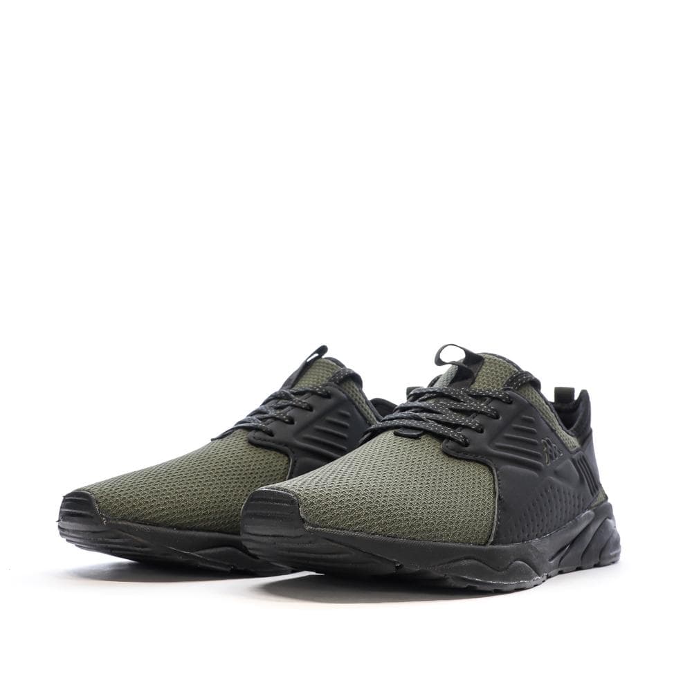 Baskets Noires/Kaki Garçon Kappa San Puerto Lace 6