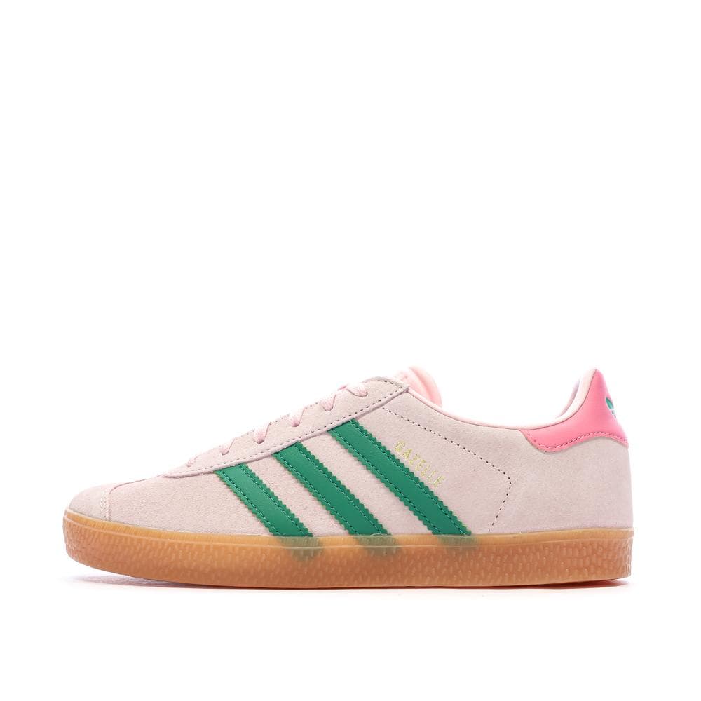 Baskets Rose/Vert Adidas Gazelle 1