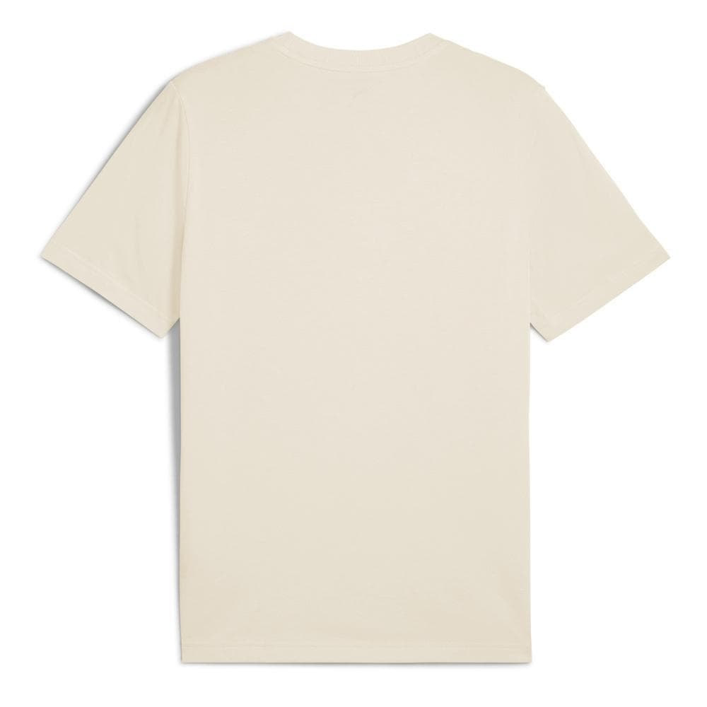 T-Shirt Beige Homme Puma Small 2