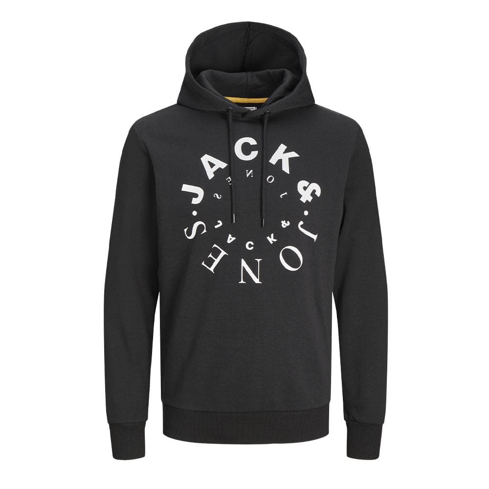 Sweat à Capuche Noir Homme Jack & Jones Warrior 1