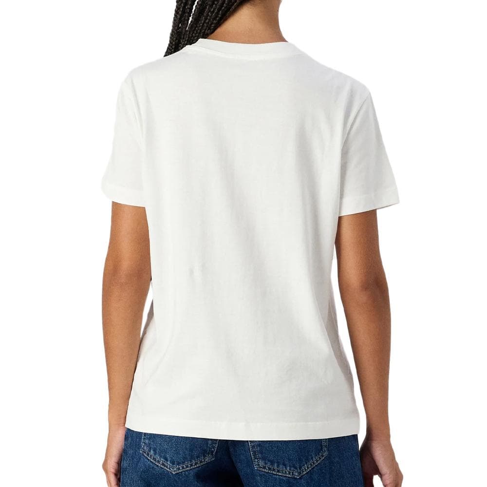 T-shirt Blanc Femme Calvin Klein Jeans Embroidered 2