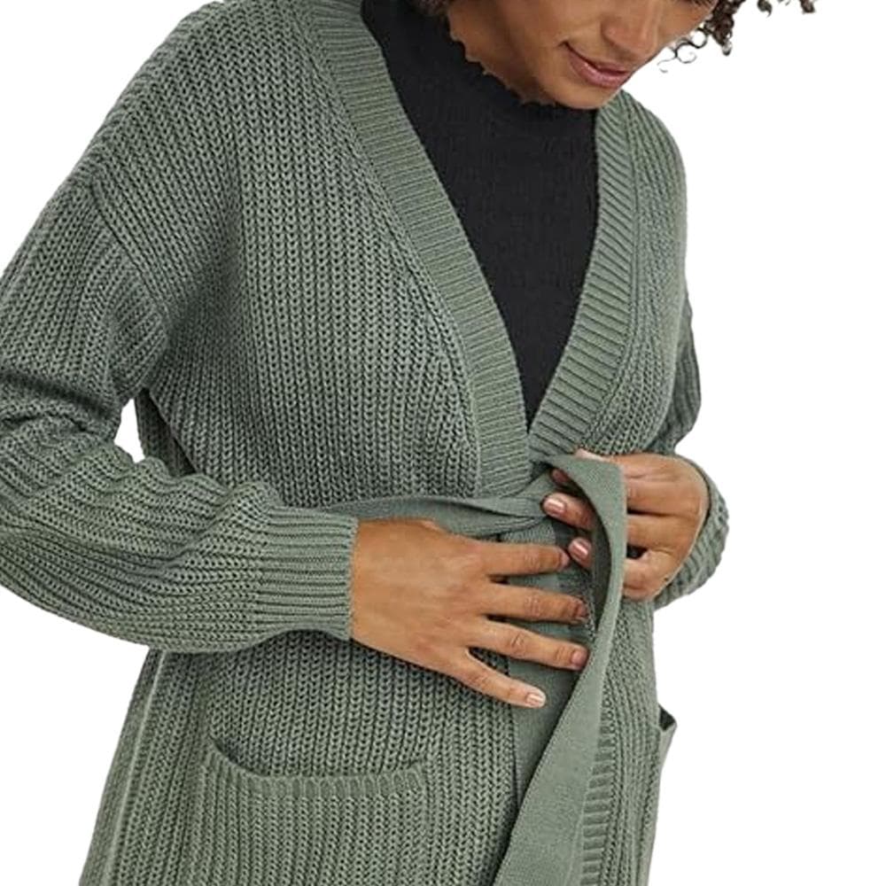 Gilet Kaki Femme Vero Moda Marternity Belted 2