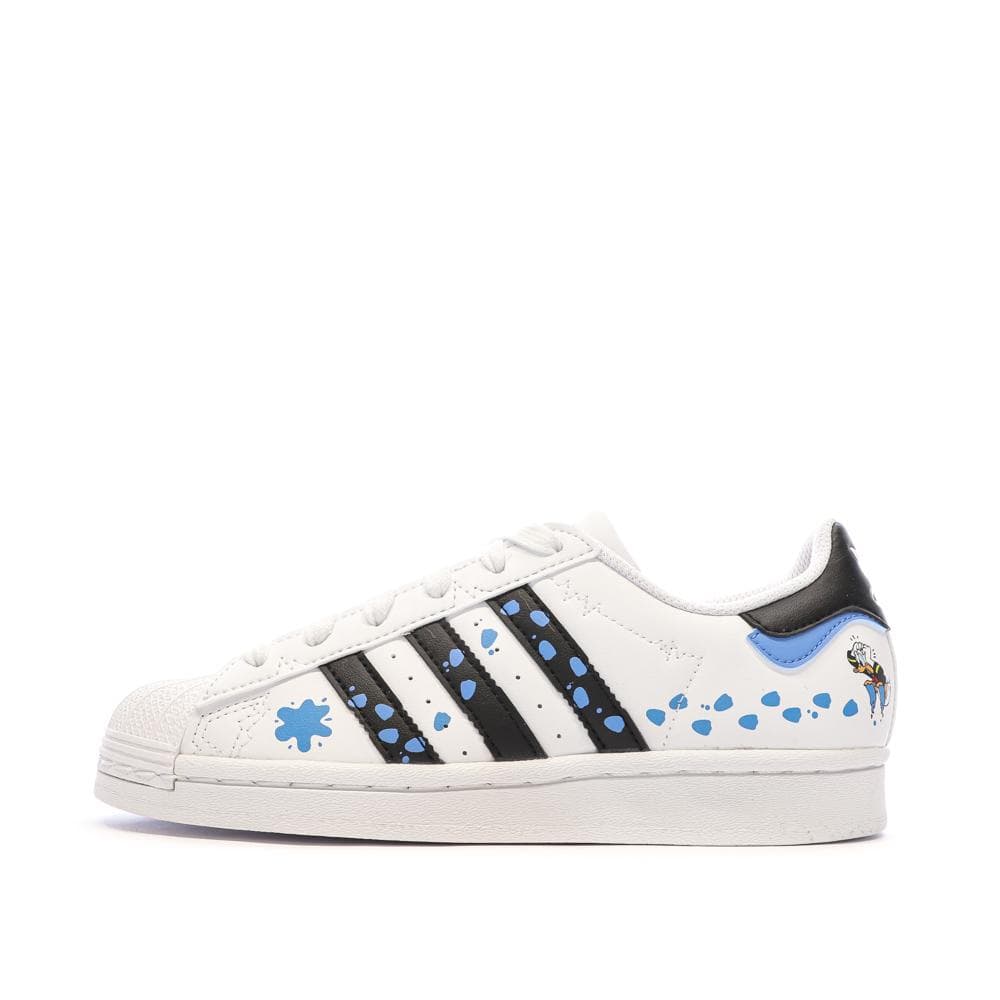 Baskets Blanc/Noir Enfant Adidas Superstar IG6263 1