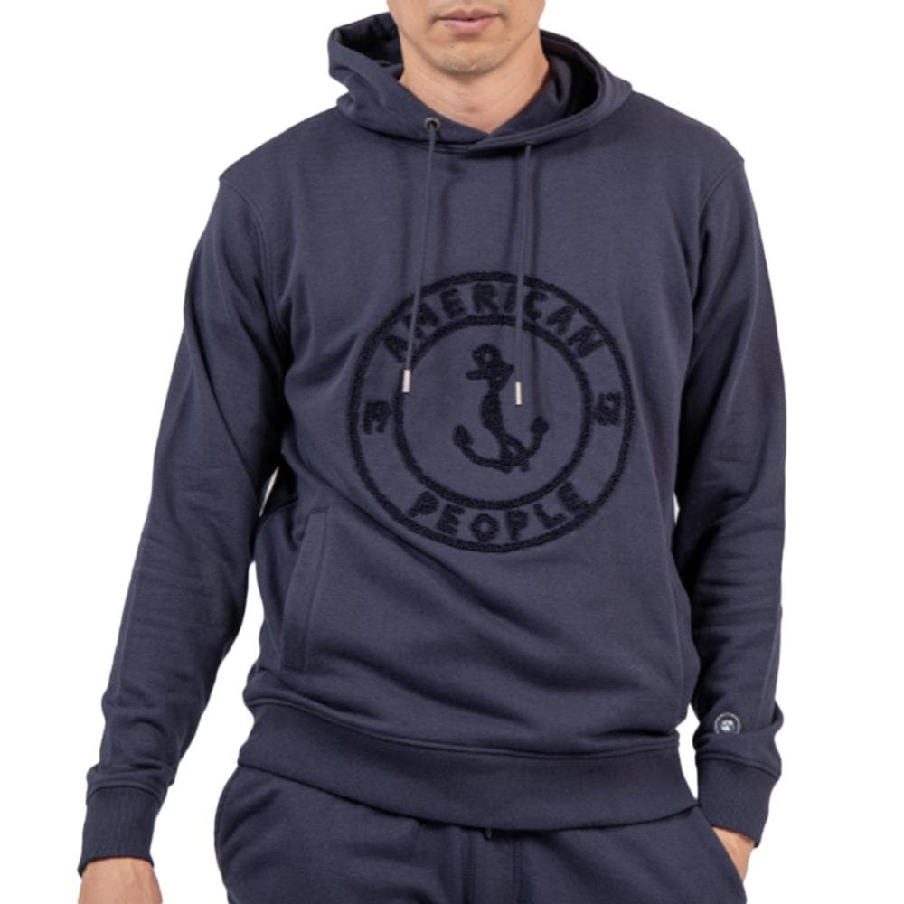 Sweat Marine Homme American People AS24 1