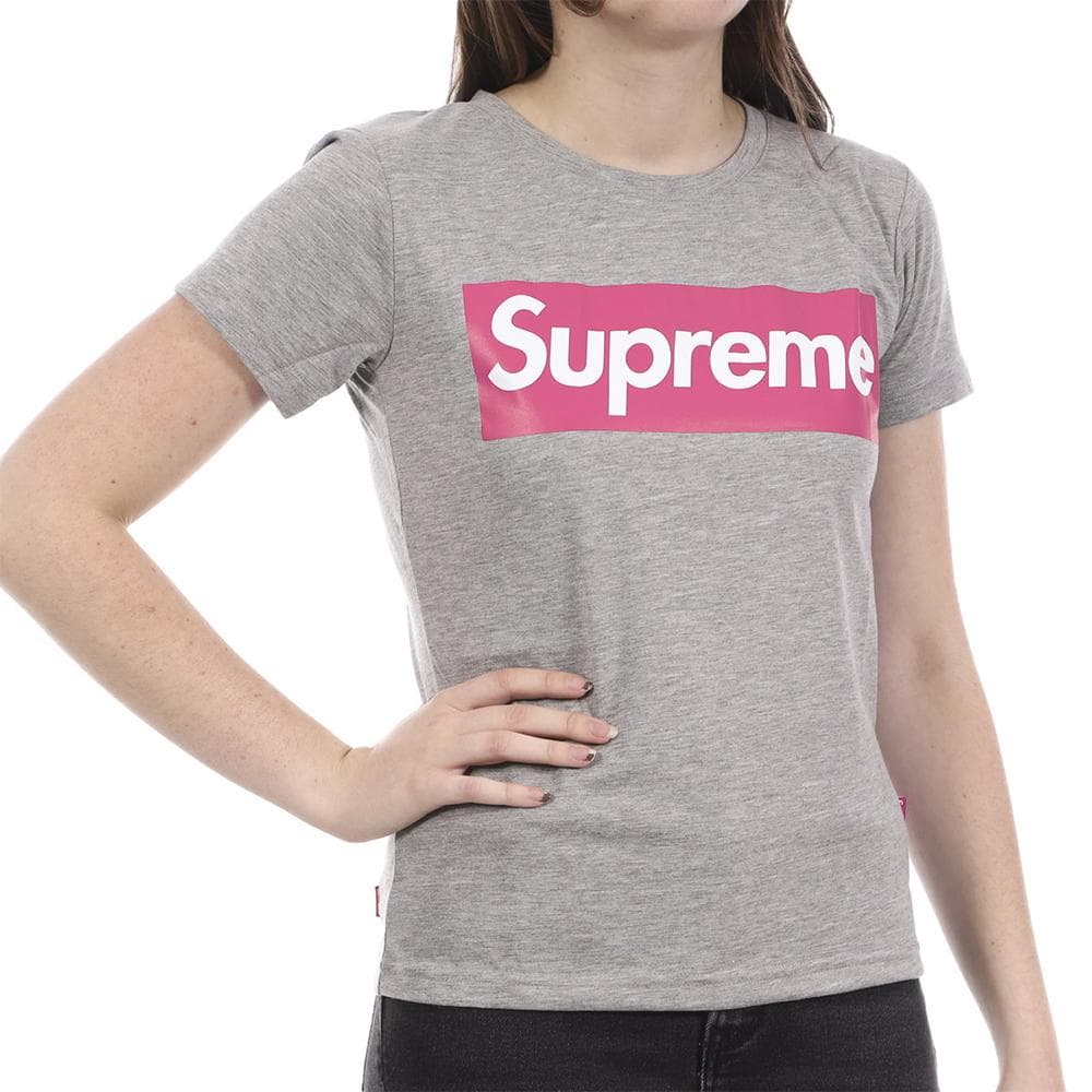 T-shirt Gris Femme Supreme Grip Sofy GPI 1