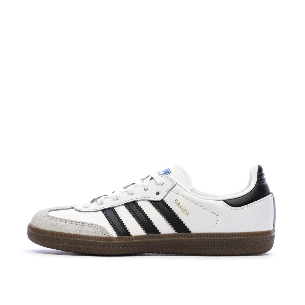 Baskets Adidas Samba Blanches Mixte Junior 1