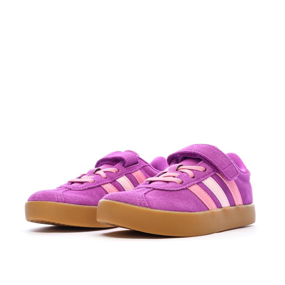 Baskets Violet Fille Adidas Court 3.0 6