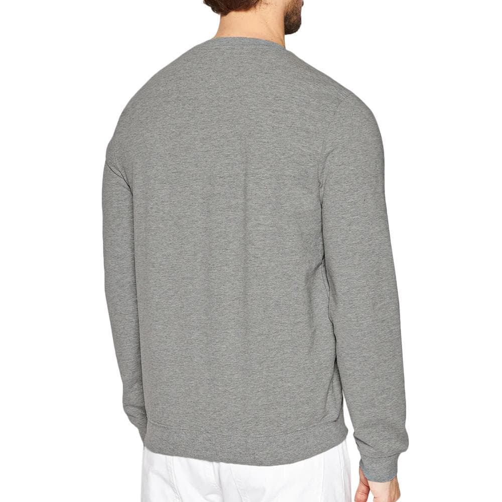 Sweat Gris Homme Guess Triangle Logo 2