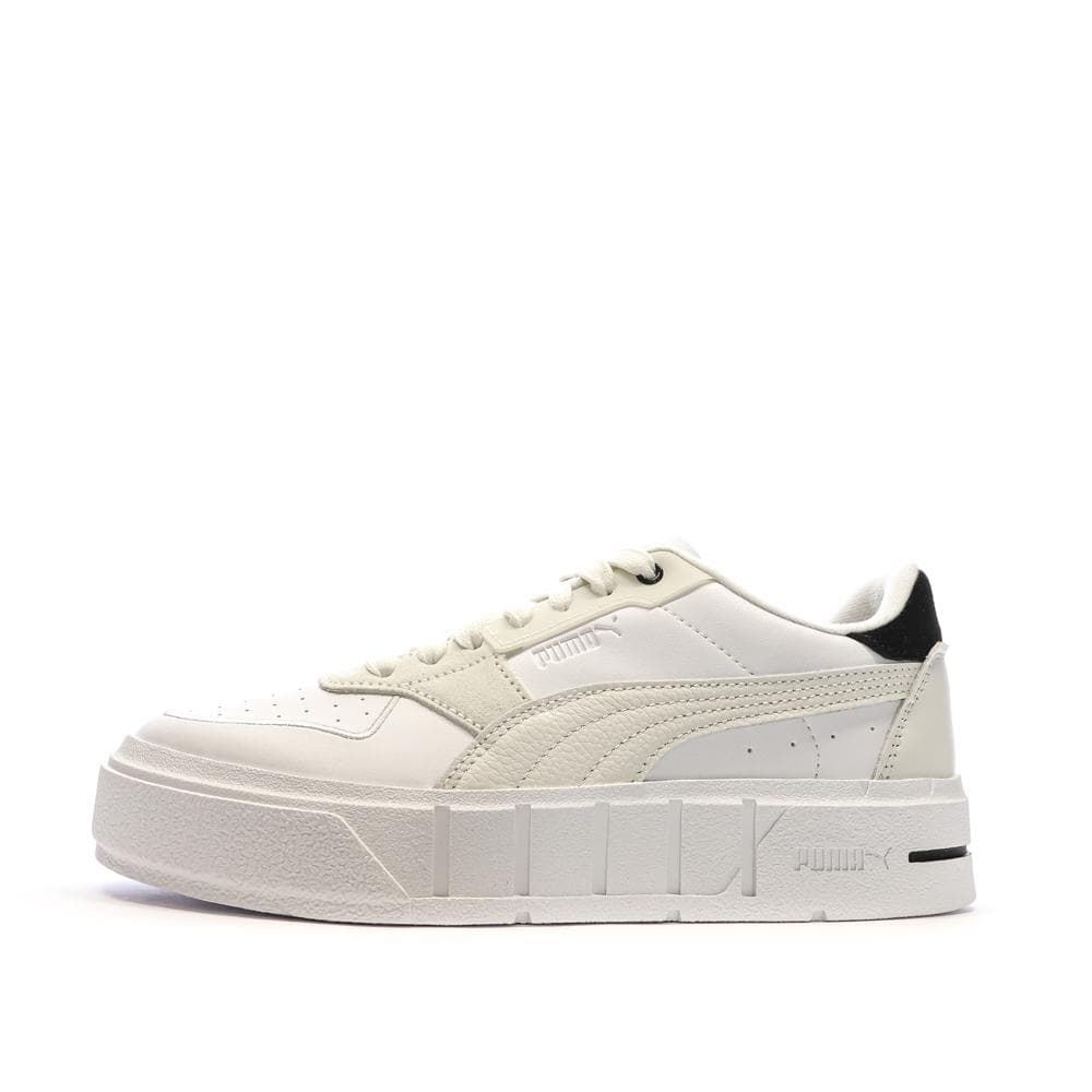 Baskets Blanches/Ecru Femme Puma Cali Court Pure 1