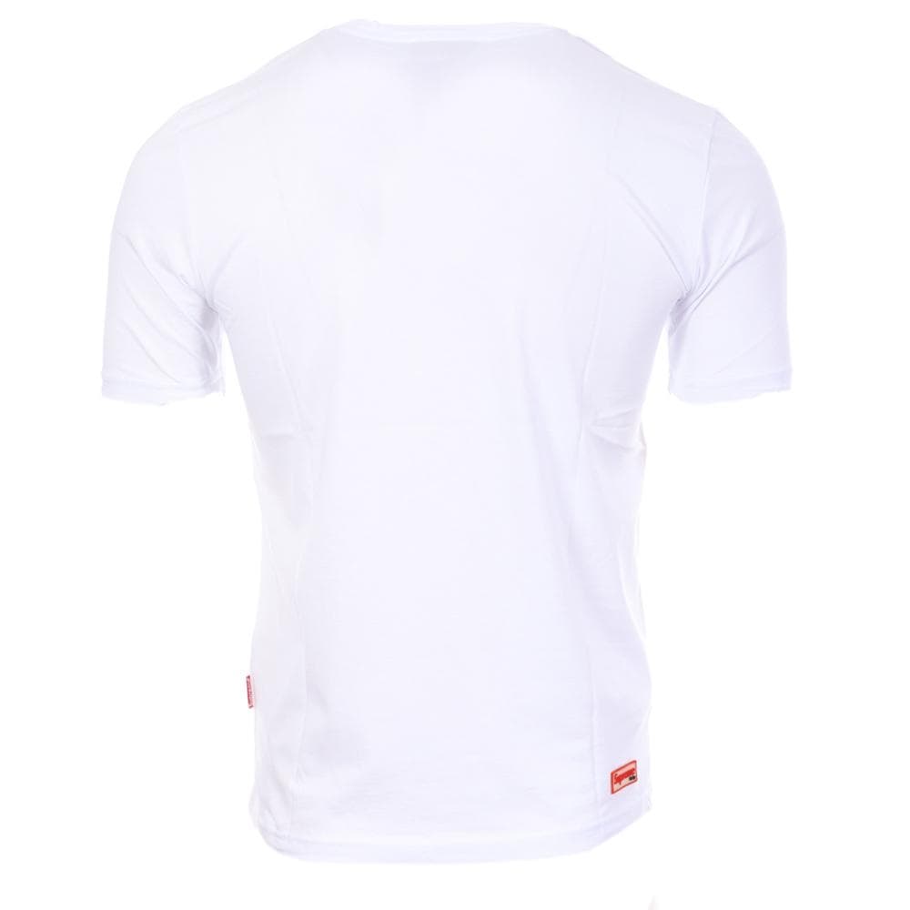 T-shirt Blanc/Rouge Homme Supreme Grip Michael 2
