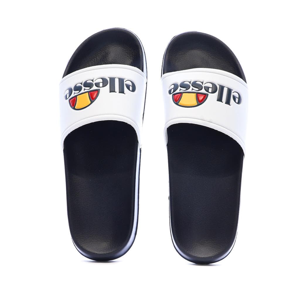 Claquettes Blanc/Marine Homme Ellesse Eric 3