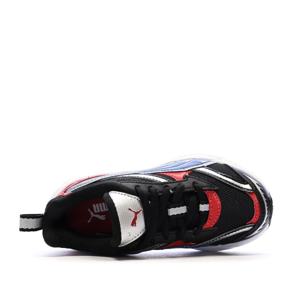 Baskets Noir/Rouge Garçon Puma Morphic Techie 4