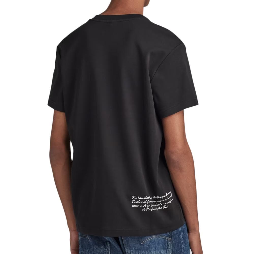 T-shirt Noir Homme G-Star Raw D23897 2