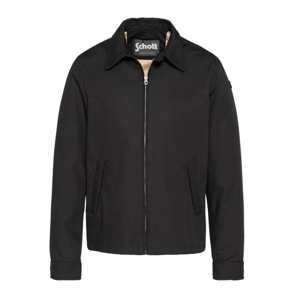Blouson Noir Homme Schott Evano 1