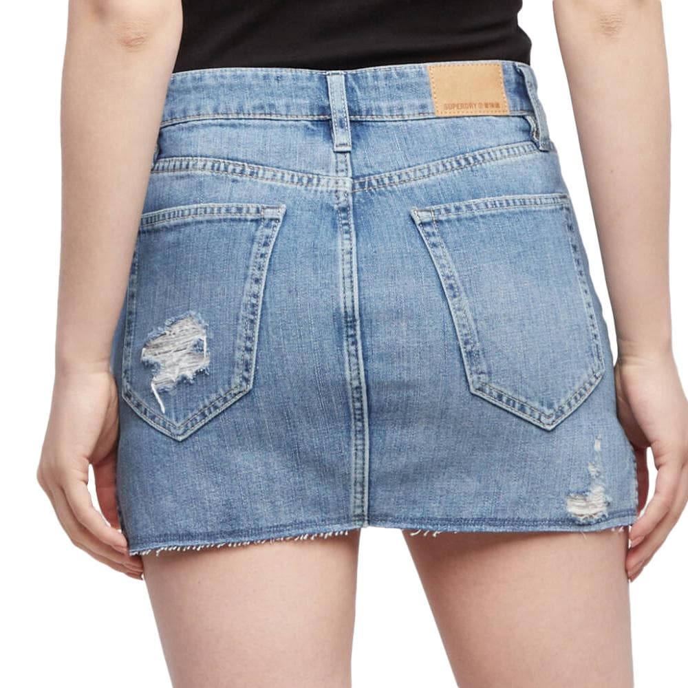 Jupe Bleu Femme Superdry Vintage 2