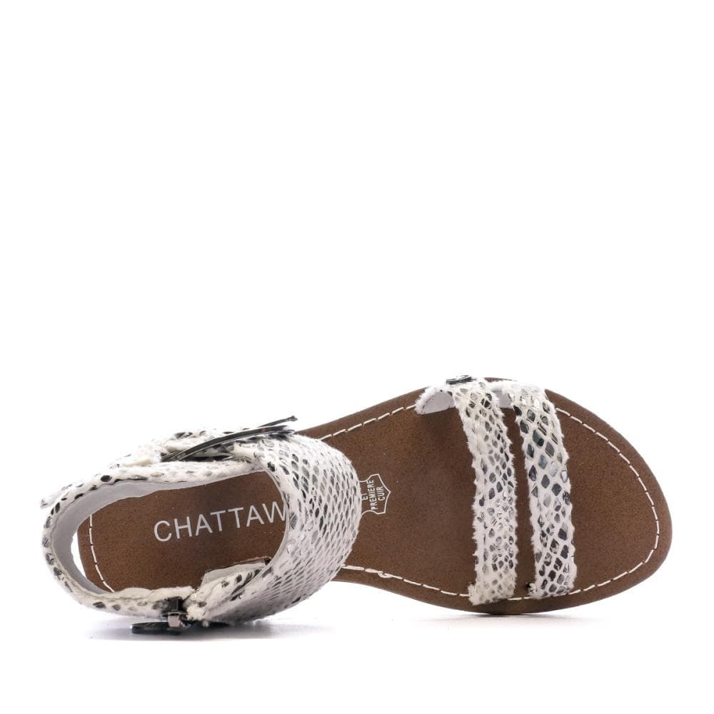 Sandales Blanches Fille Chattawak Pacome 4