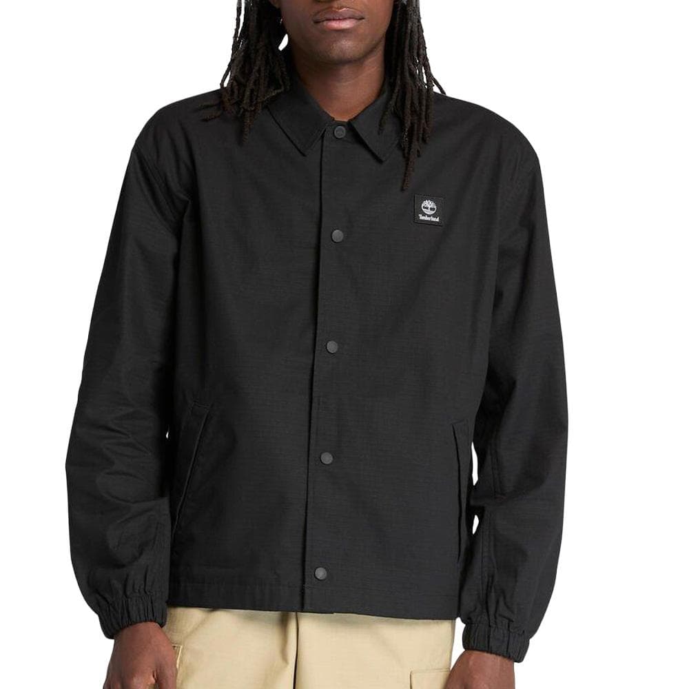 Veste Noire Homme Timberland Woven Badge 1