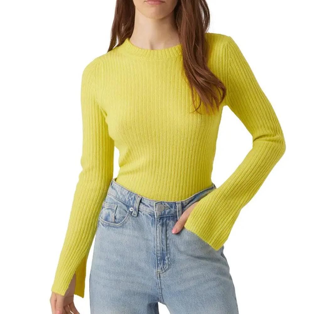Pull Jaune Femme Vero Moda Britany 1