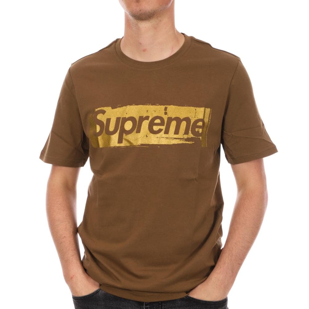 T-shirt Marron Homme Supreme Grip Roby 1