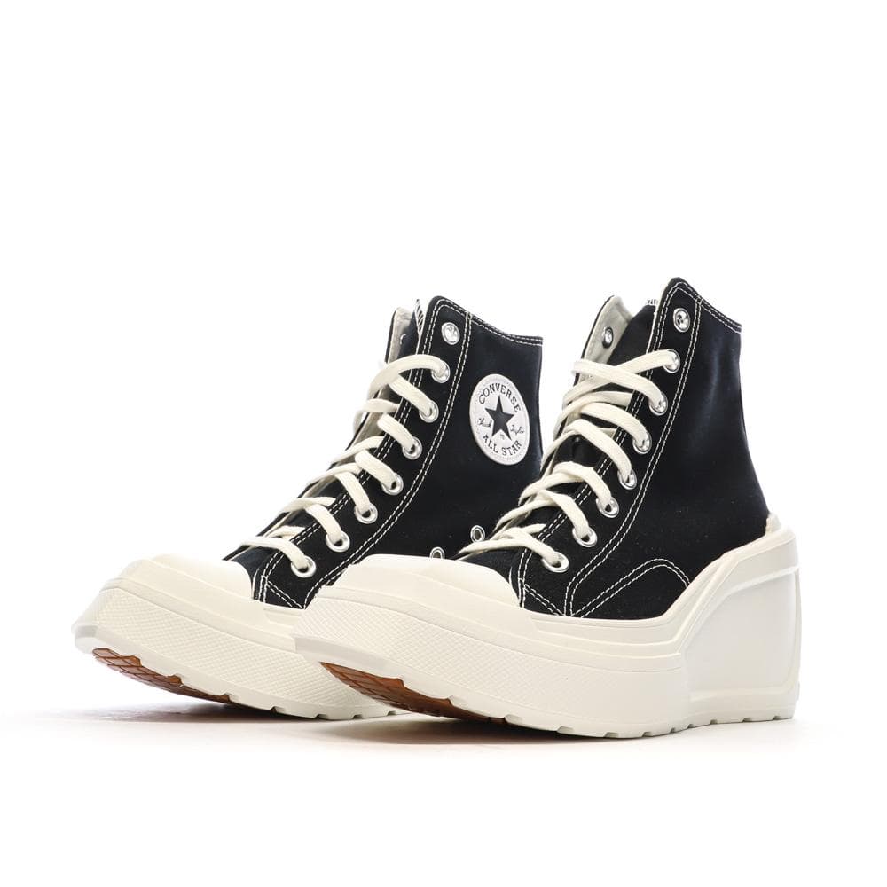 Baskets Noires Femme Converse Chuck 70 De Luxe Wedge A06478C 6