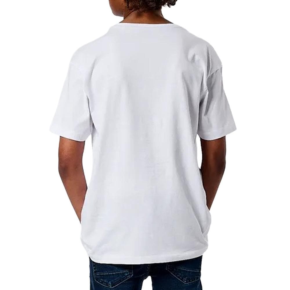 T-shirt Blanc/Bleu Garçon Kaporal Ticlass3 Mc 2