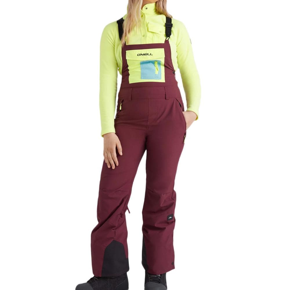 Salopette de Ski Bordeaux Femme O'Neill Originals Bib 1
