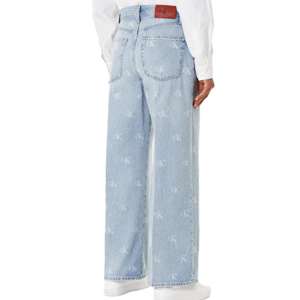 Jean Loose Bleu Femme Calvin Klein Jeans The Wide 2
