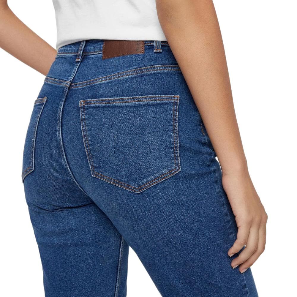 Jean Mom Bleu Femme Pieces Kesia 2
