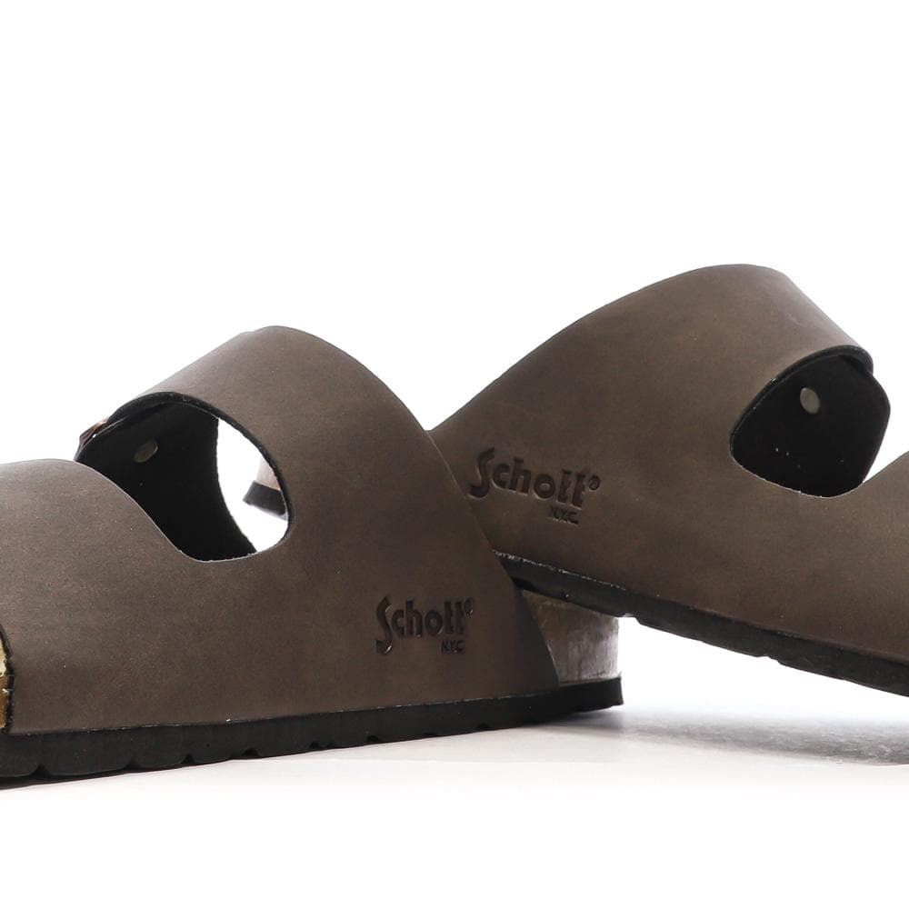 Sandales Marrons Lisses Homme Schott Arthur 3