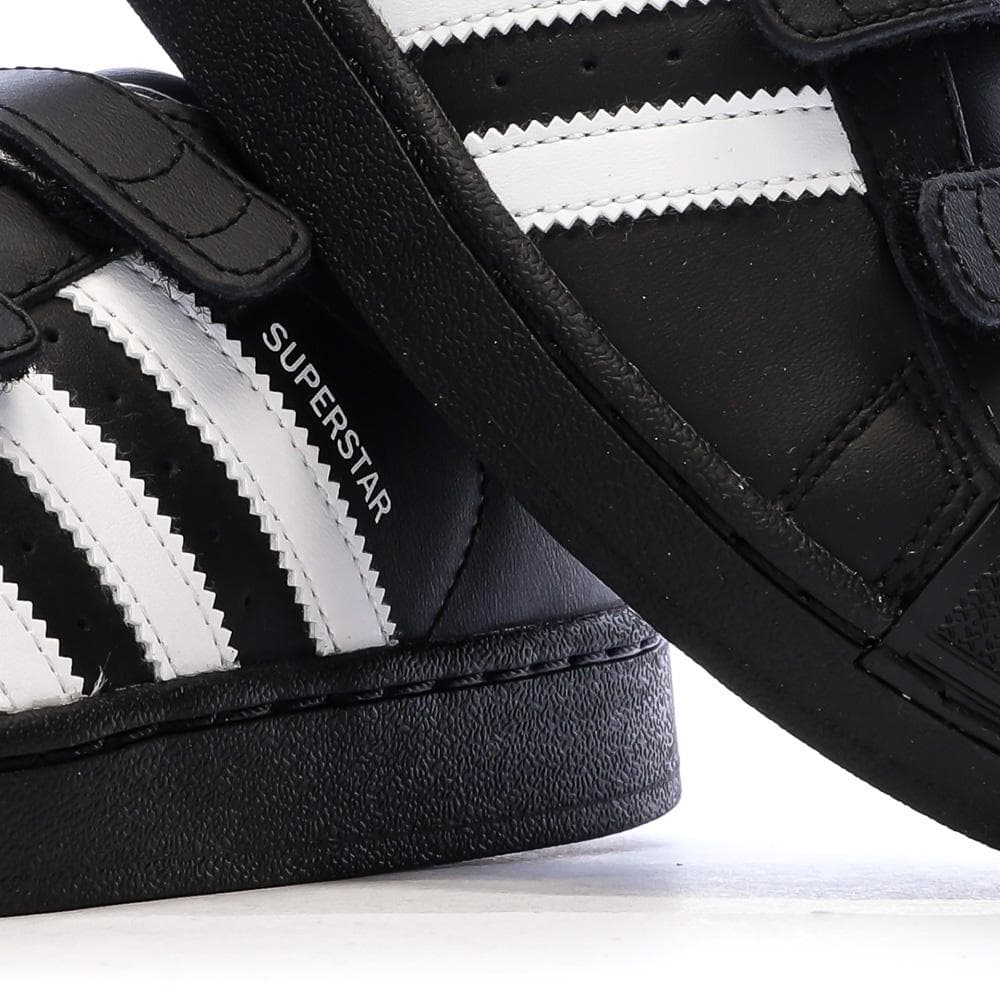 Baskets Noires Garçon Adidas Superstar 7