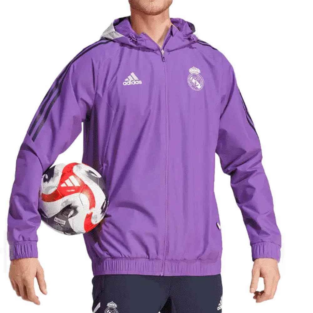 Real Madrid Coupe Vent Violet Homme Adidas 2022/23 1