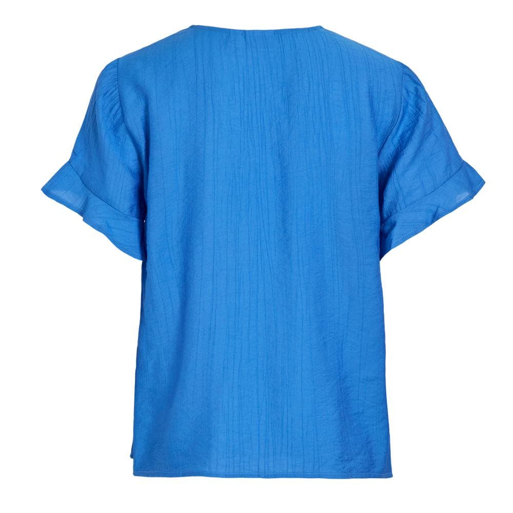 T-Shirt Bleu Femme Vila Bavina Nipi 2