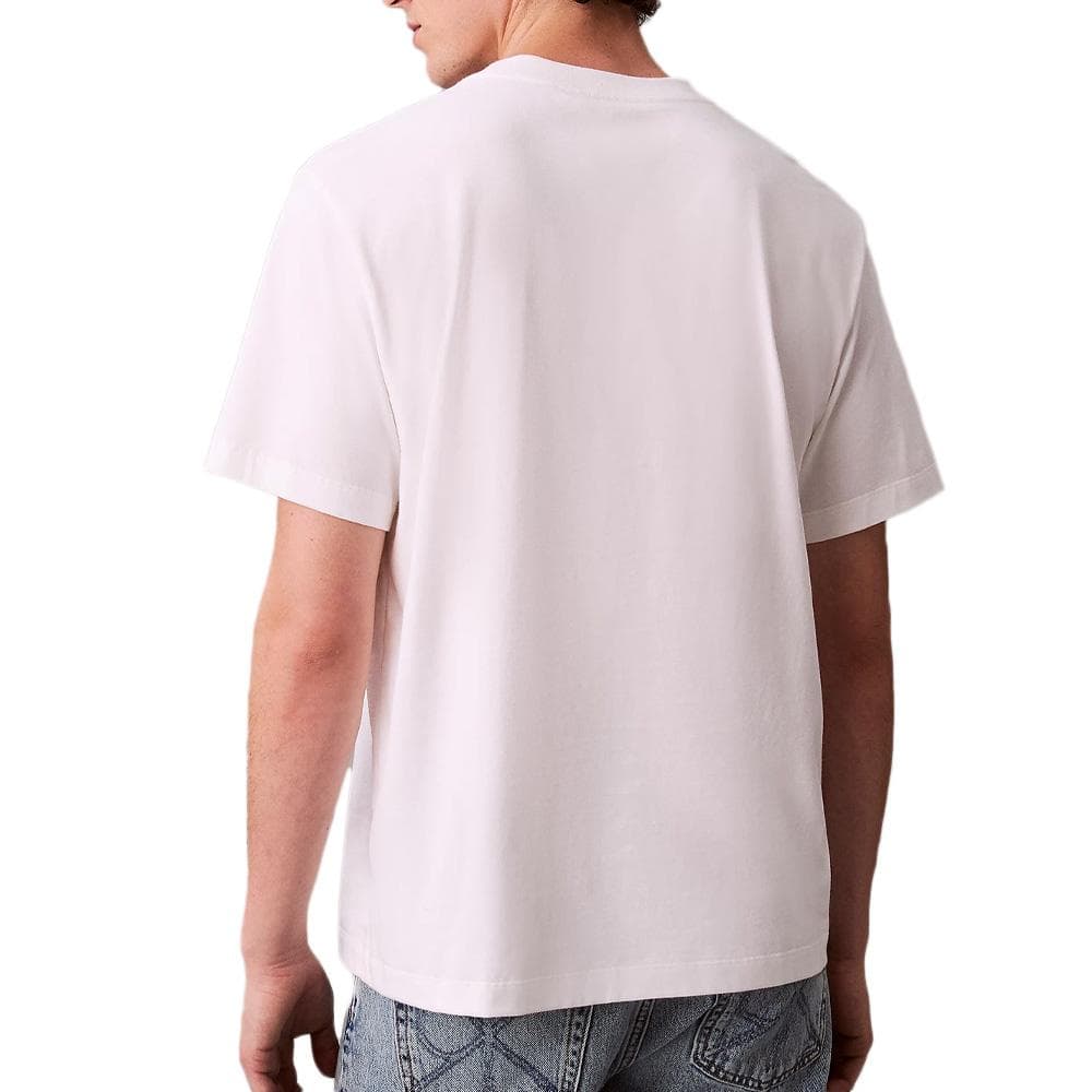 T-Shirt Blanc Homme Calvin Klein Jeans Matchb 2