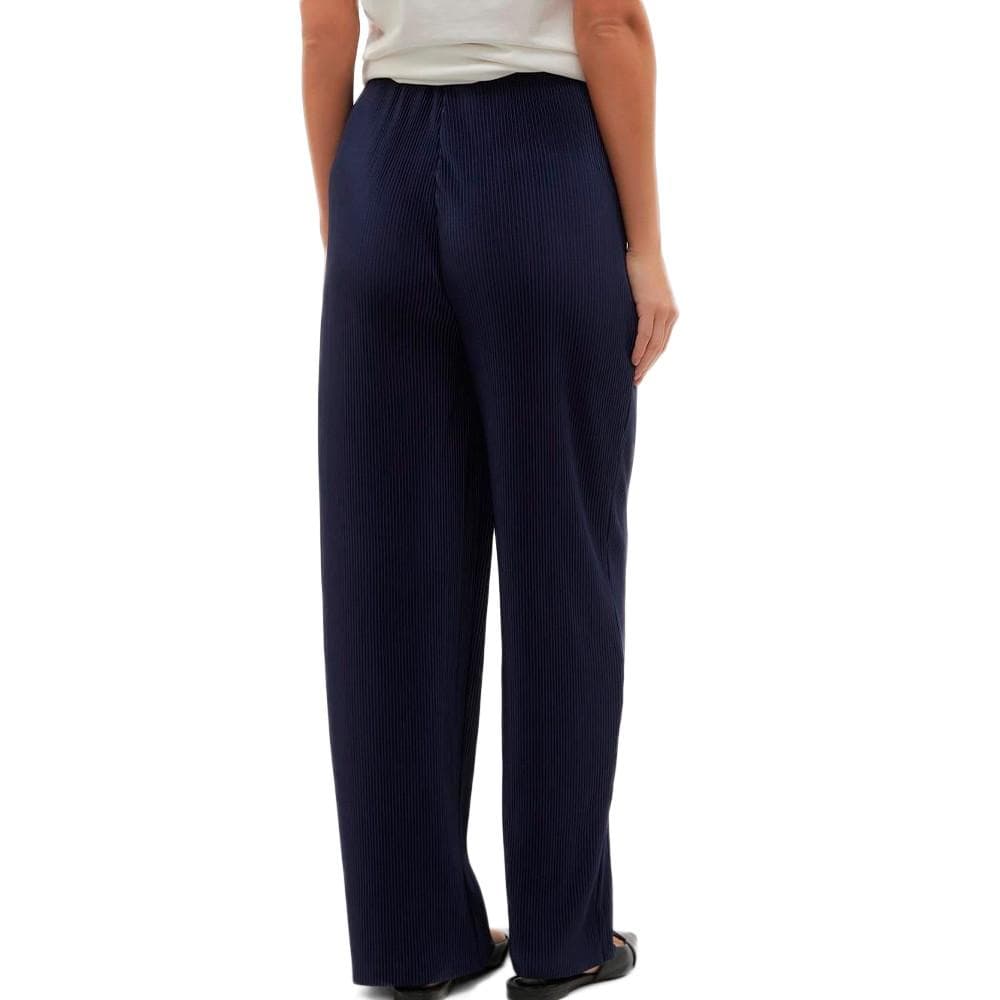 Pantalon de Grossesse Marine Femme MamaliciousPlisse 2