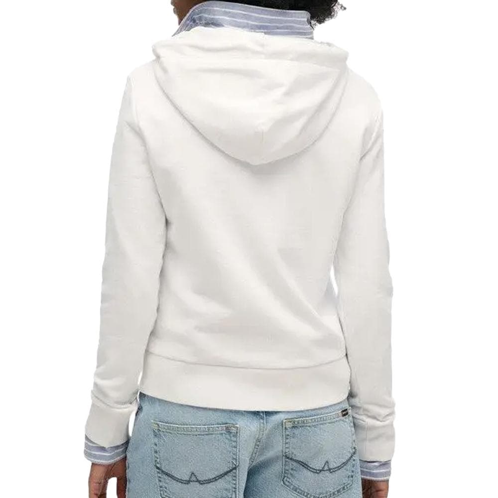 Sweat à Capuche Blanc Femme Superdry Plain Hood 2