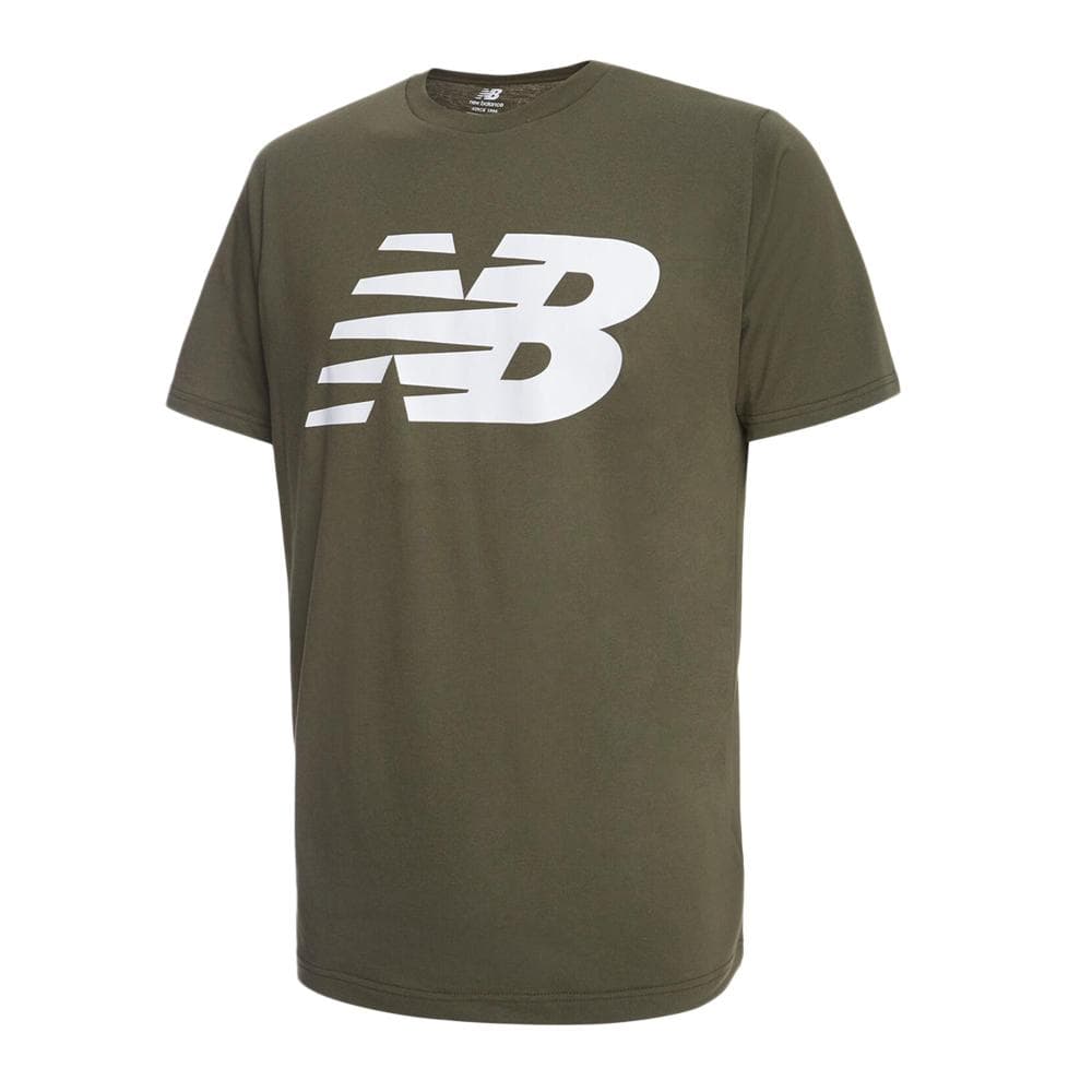 T-shirt Kaki Homme New Balance MT03919ARG 1